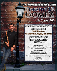 An Intimate Evening with Timothy J.P. Gomez