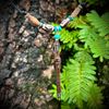 Walnut & Turquoise Miniature Flute Necklace