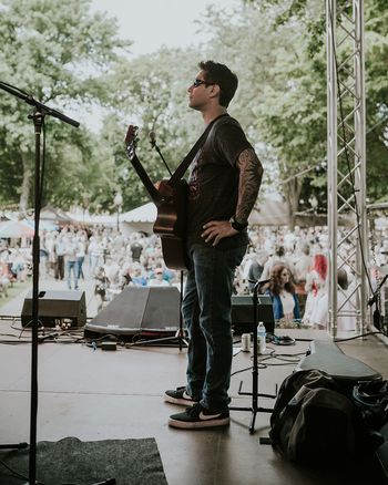 Joe Sumph, Painesville Party in the Park, 2017. Photo: Kevin Morley
