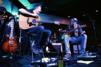 Dave Miller and Pete Maric, Music Box Supper Club, 2015. Photo by Terri Damiano Berry
