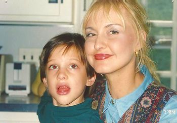 Young Nick with his Mother, Nell
