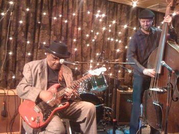 playing with Tomcat courtney for the filming of a blues documentary
