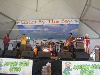 Gator By the Bay Fest. my trio with go go dancers!
