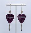 Guitar Pick Earrings - Sparkle