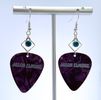 Guitar Pick Earrings - Turquoise Dreams