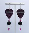 Guitar Pick Earrings - Pretty in Pink