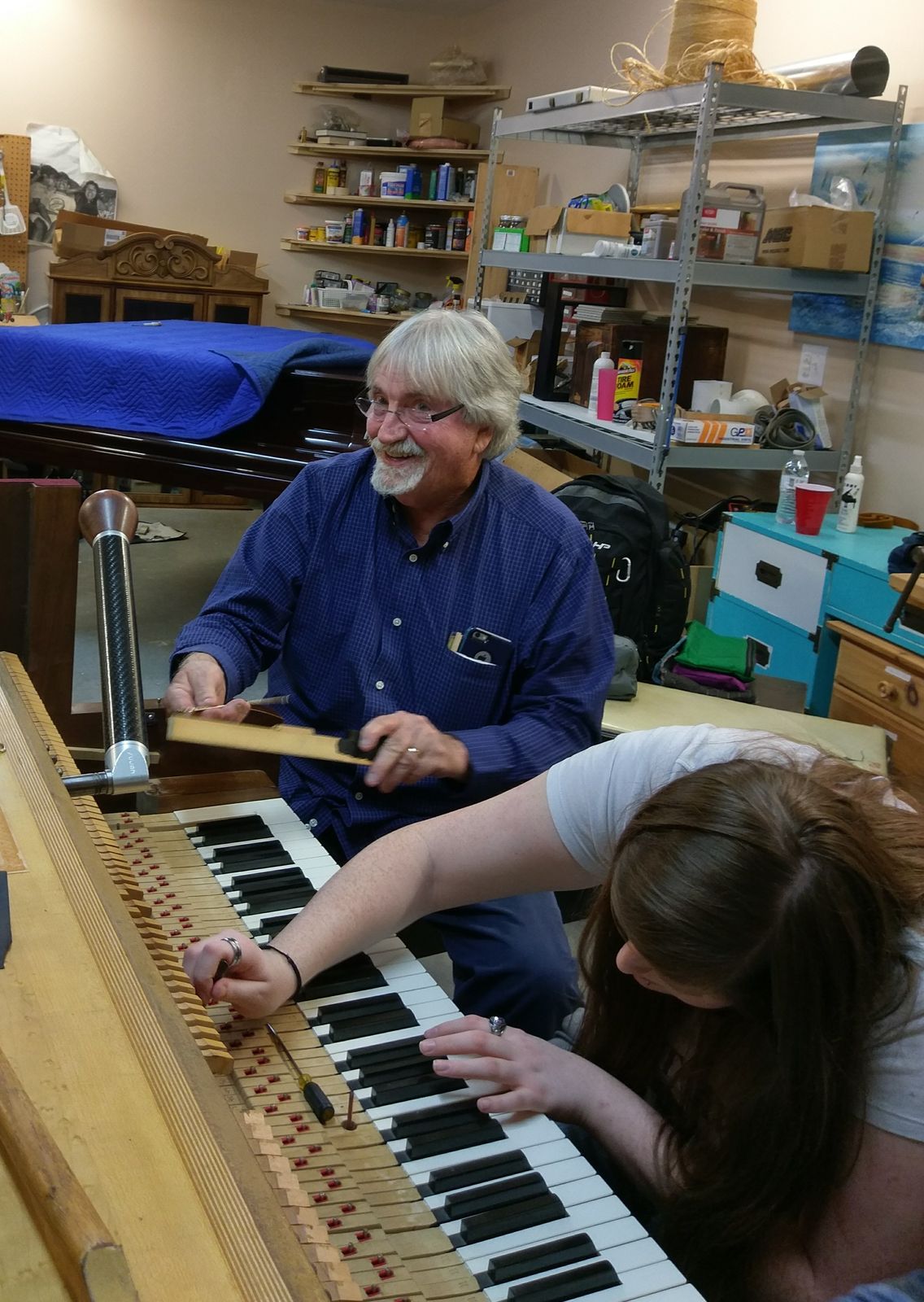 Bill boring shop piano tuner