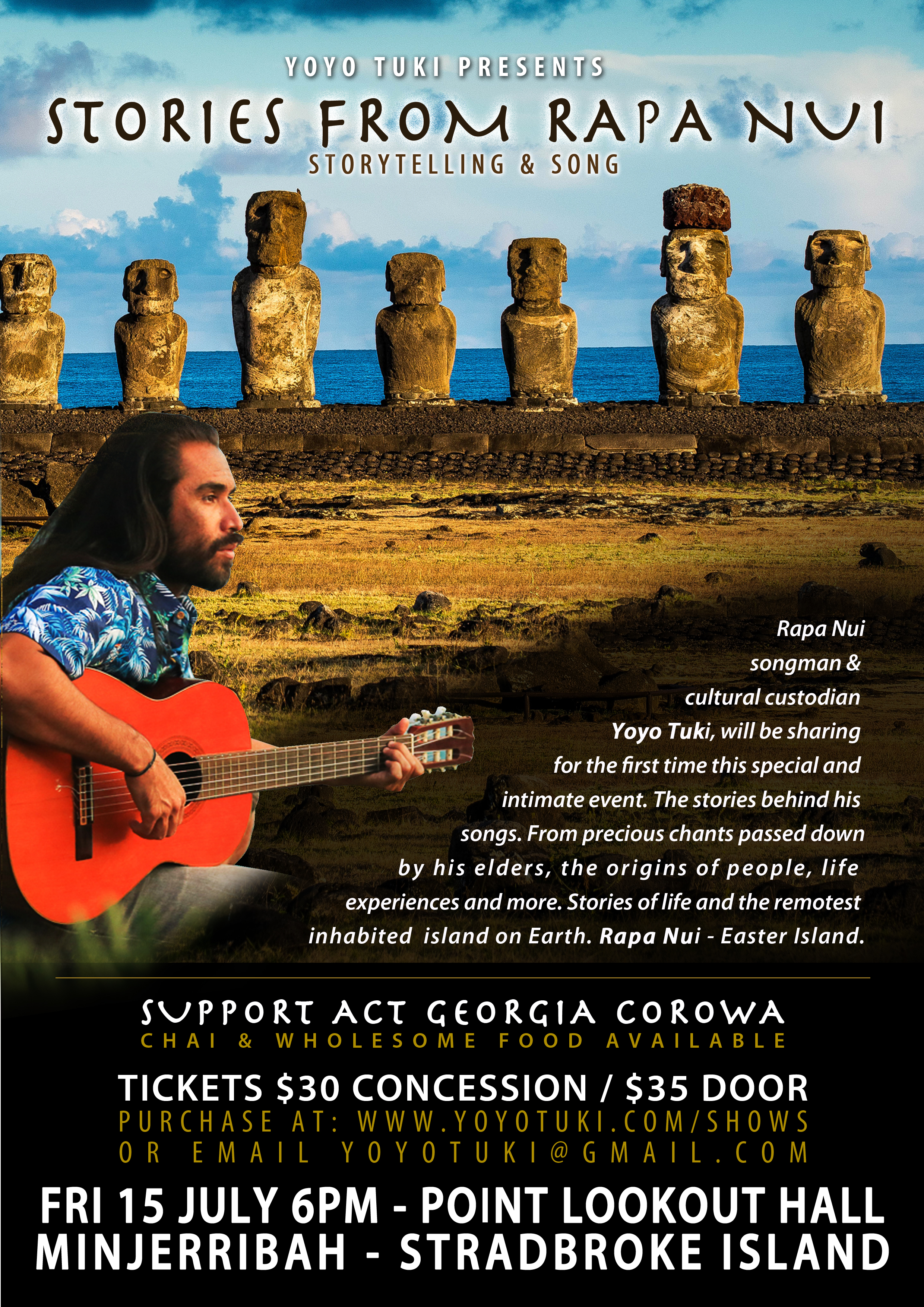 Stories from Rapa Nui Storytelling Song Point Lookout