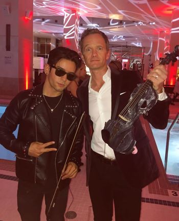 Matt Shredder pictured with Neil Patrick Harris
