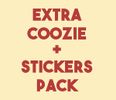 Extra Coozie + Stickers Pack