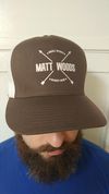 Trucker Hat (Brown/White Mesh) 