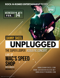 Danny Skeel of Jukebox Revolver live at Mac's Speed Shop