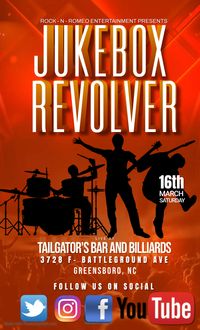 Jukebox Revolver live at Tailgators 