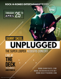 Danny Skeel of Jukebox Revolver live at The Deck