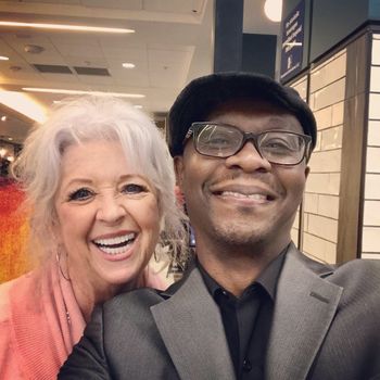 With Paula Deen!!
