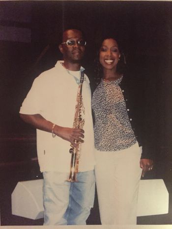 With Oleta Adams in Savannah, GA
