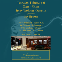 Jerry Weldon Quartet Featuring Joy Brown