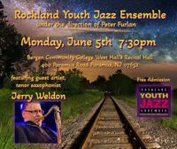 Rockland Youth Jazz Ensemble with Special Guest, Jerry Weldon