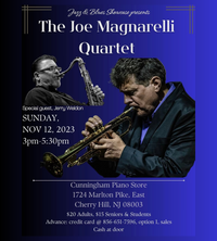 Jazz &Blues Showcase Presents Joe Magnarelli Quartet