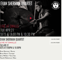 Jerry Weldon with the Evan Sherman Quartet