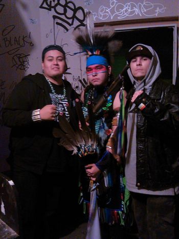 Natannii Means, Frazer Lee Whiteduck, Jayohcee at Indigenous Rising showcase. Ottawa, Ont.

