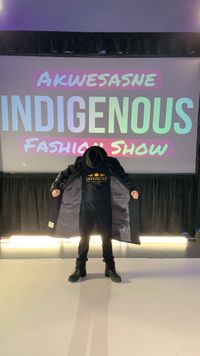 Jayohcee performing at Akwesasne Fashion Show