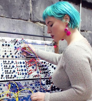 Emah on Buchla 200 System
