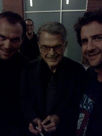 With two of my favorite bass players, Charlie Haden and Zirque M. Bonner.
