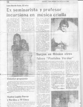 "Diario Correo" Peru.
