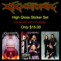 Crucifer Large Size High Gloss Sticker Set