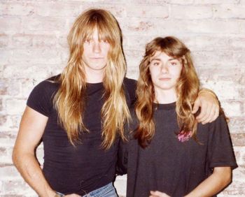 Brian Ronquest and Zakk Wylde 1991
