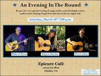 Mike P. Ryan, Kipyn Martin and Wes Collins at Epicure Cafe