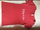 Rising In Love - Women's Eco Triblend Scoop Neck Tee - Red