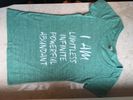 I AM - Womens's Eco Triblend Scoop Neck Tee Green