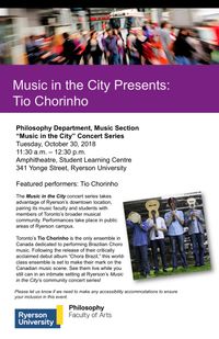 Ryerson University "Music in the City" Concert Series