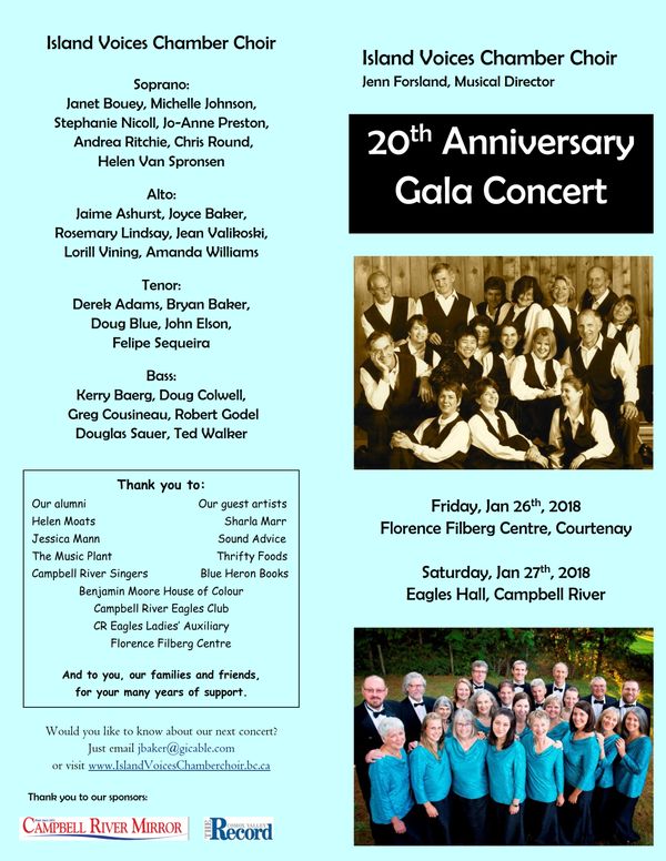 Click on concert program to view a photo album of the Gala Concerts