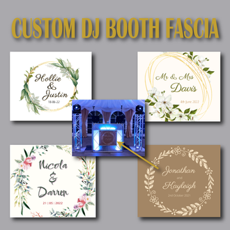 Custom DJ Booth Fascia Add-On