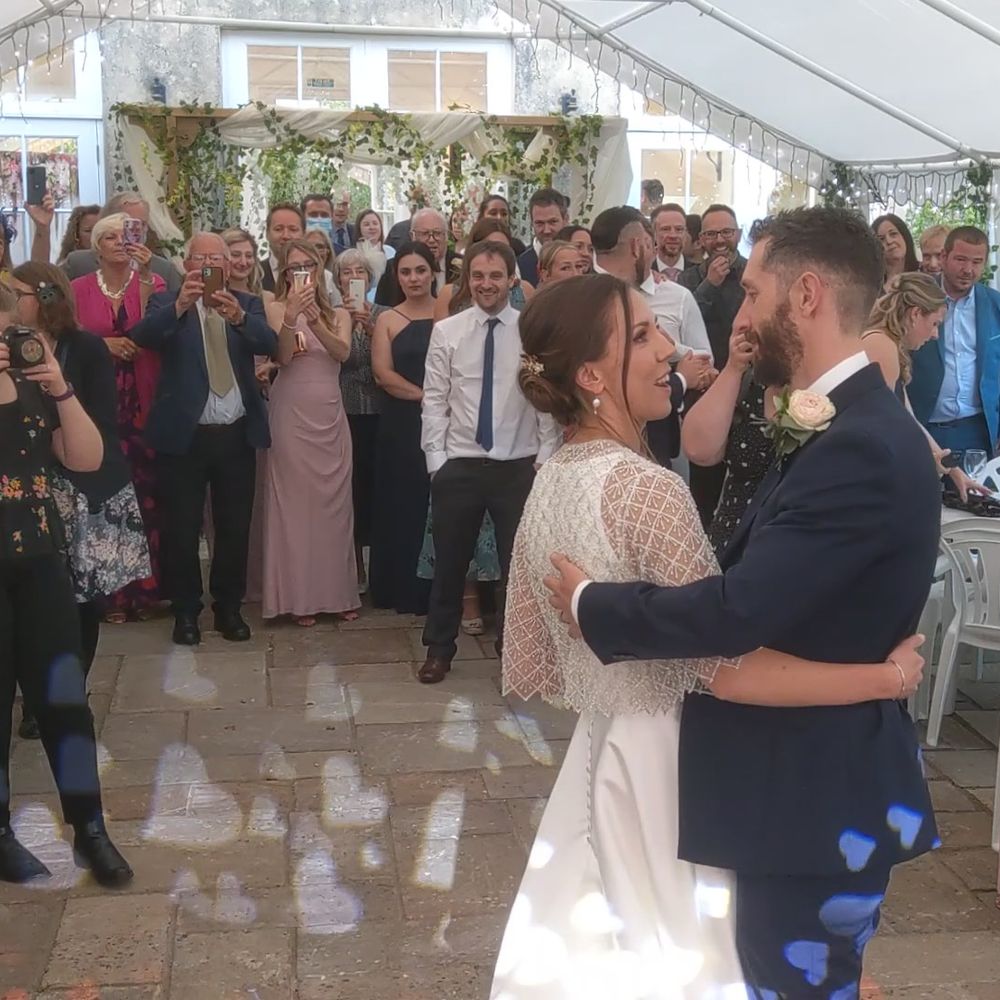 Tia & Graeme Post Event Thank You Card Wedding at Hethfelton House, Wareham