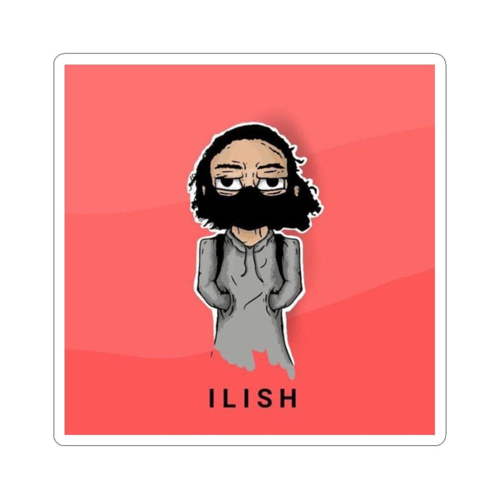 Ilish Custom Sticker $3.00