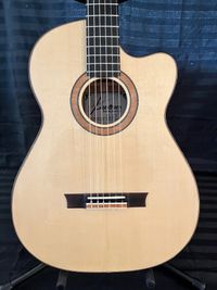 Nylon String Classical Crossover Flamenco Guitar w/Cutaway