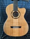 Nylon String Classical Crossover Guitar w/Cutaway 