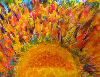 "TIE-DYE SUN" SOLD
