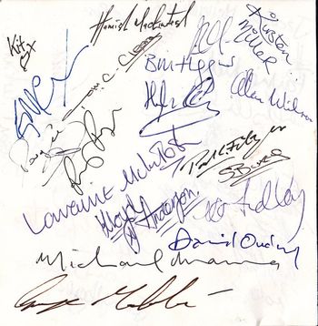 Charity CD autographs
