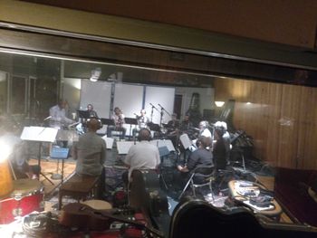 Pictures at an African Exhibition Wind Ensemble recording session
