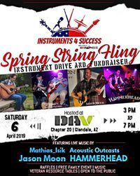 Spring String Fling w/Mathias_Isik, Acoustic Outcasts, Jason Moon, and Hammerhead