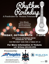 Rhythm Roundup: A Fundraiser for Women Veterans