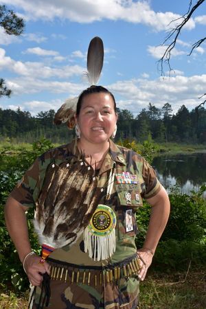 Melissa Doud -
Army Veteran -
The Lac du Flambeau Band 
of Lake Superior Chippewa