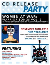 Women At War: Warrior Songs Vol. 2 - CD Release Party