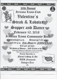 Irricana Lions Club Valentine's Event