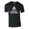 Attic Theory Chest Logo T-Shirt - Black (Gildan Soft Style)